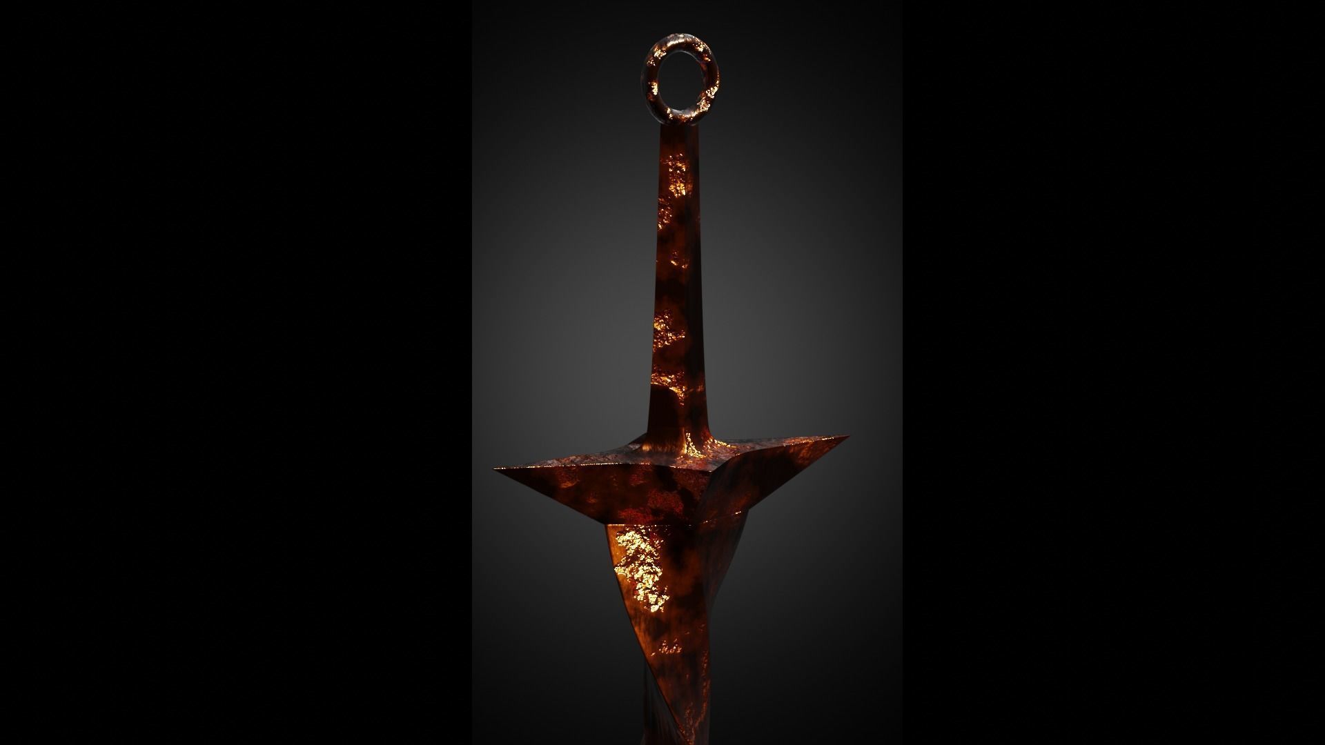 Sword from the DARK SOULS game high-poly 3D model_5