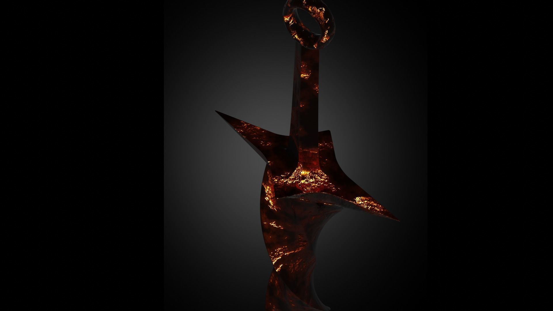 Sword from the DARK SOULS game high-poly 3D model_6