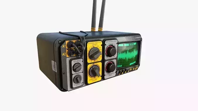 FrequencyForge Console Low-poly 3D model