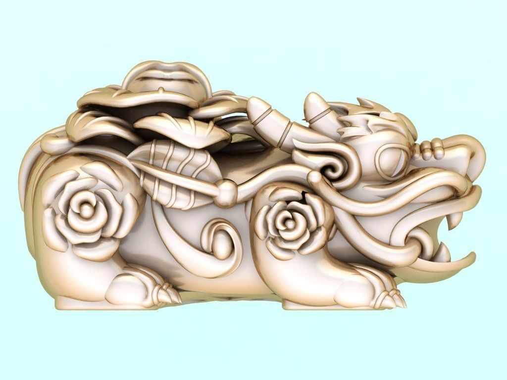 Pixiu Bracelet - Unicorn  bracelet - N809 3D print model_1