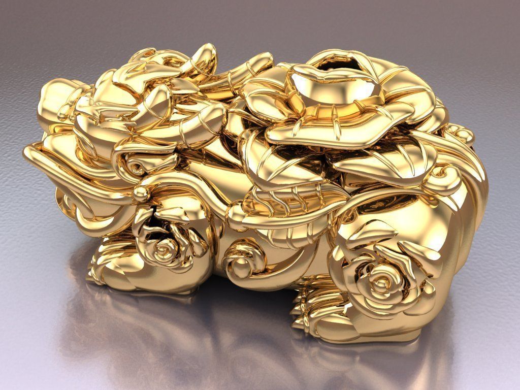 Pixiu Bracelet - Unicorn  bracelet - N809 3D print model_3