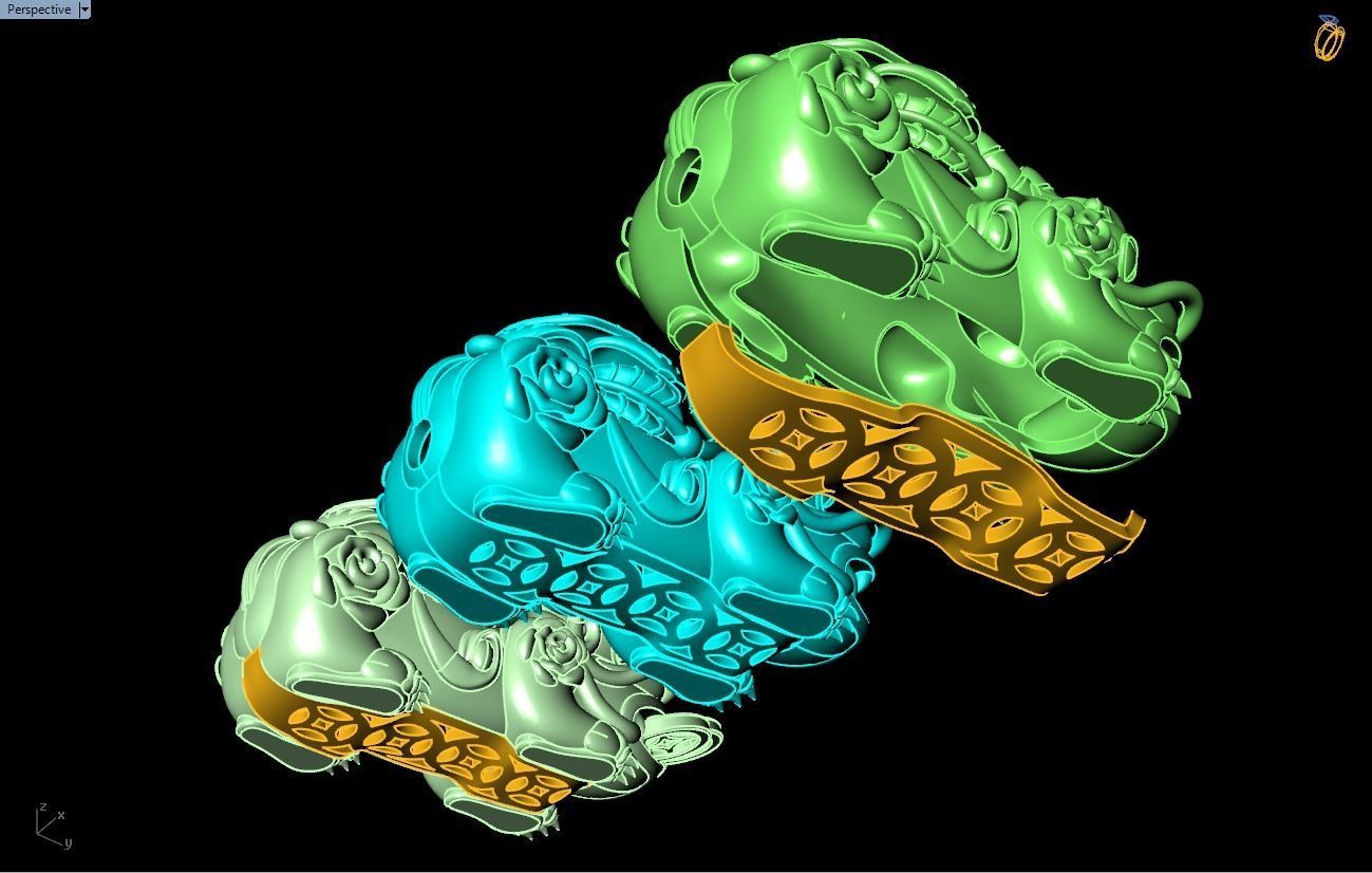 Pixiu Bracelet - Unicorn  bracelet - N809 3D print model_9