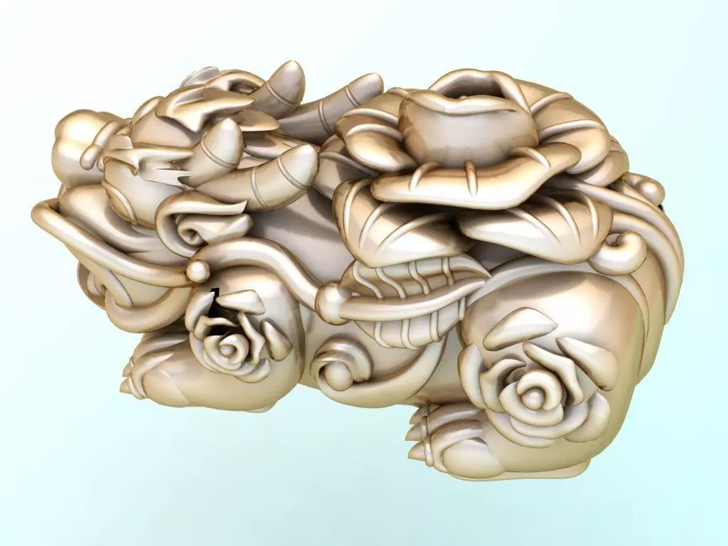 Pixiu Bracelet - Unicorn  bracelet - N809 3D print model_0