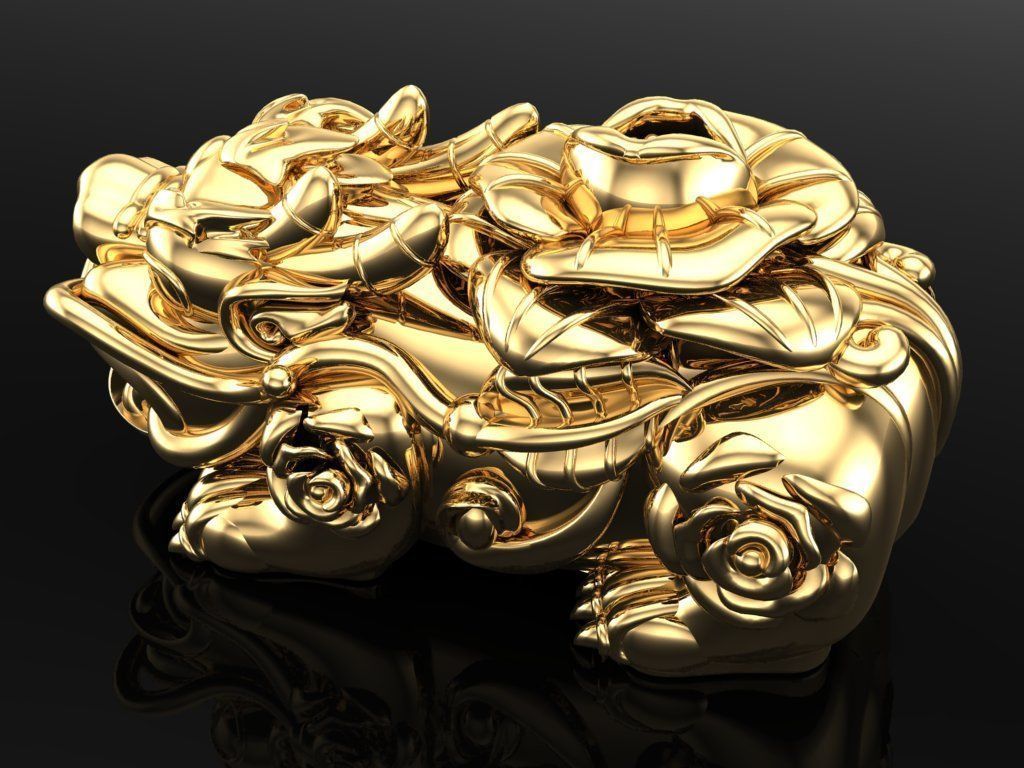 Pixiu Bracelet - Unicorn  bracelet - N809 3D print model_5