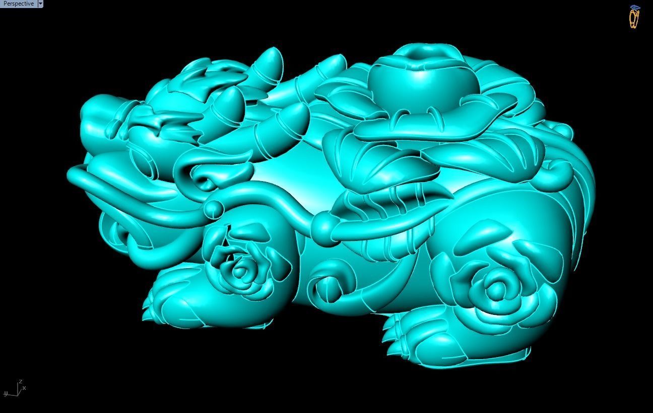 Pixiu Bracelet - Unicorn  bracelet - N809 3D print model_12