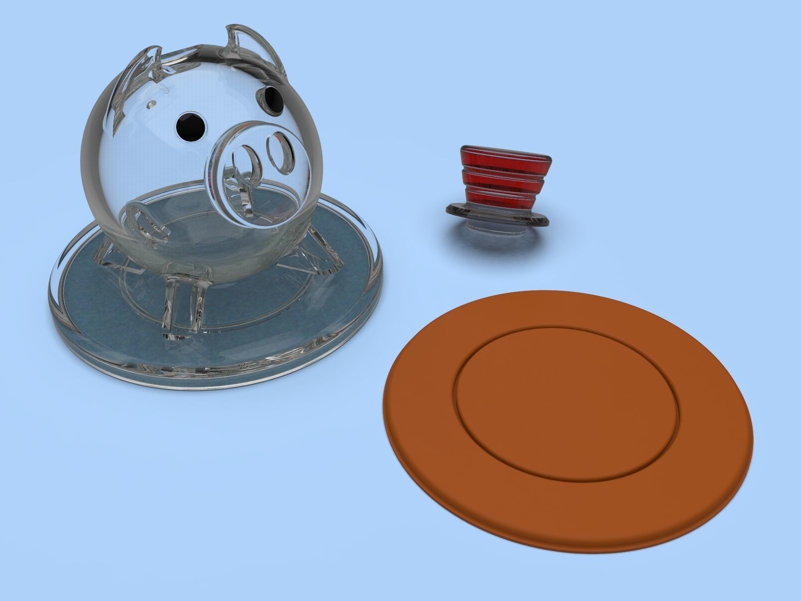 Cookie shape star umbrella square triangle circle squid game 3d  3D print model_0