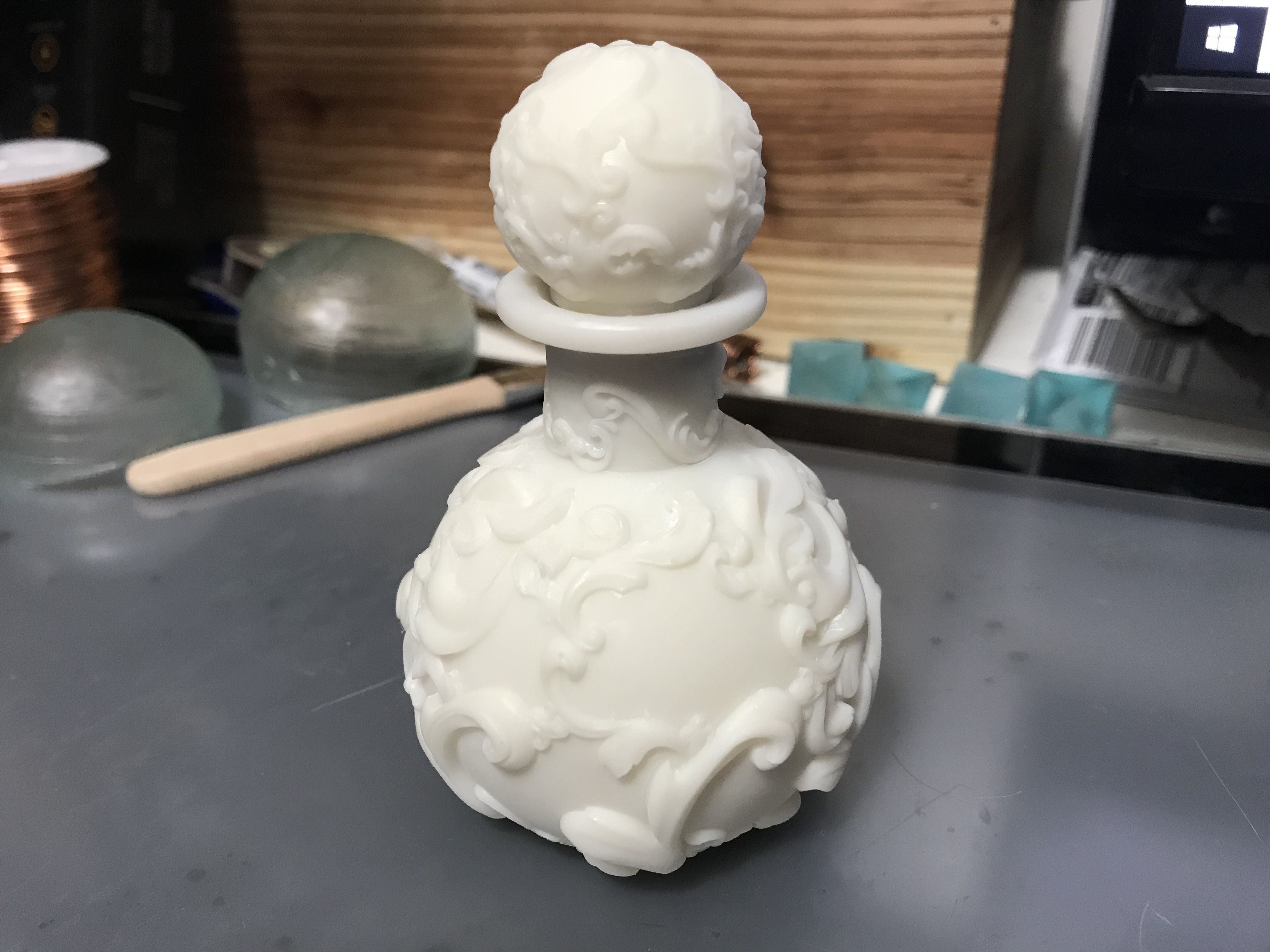 Simple Potion Bottle Art Nouveau High Fantasy Wedding RPG 3D print model_9