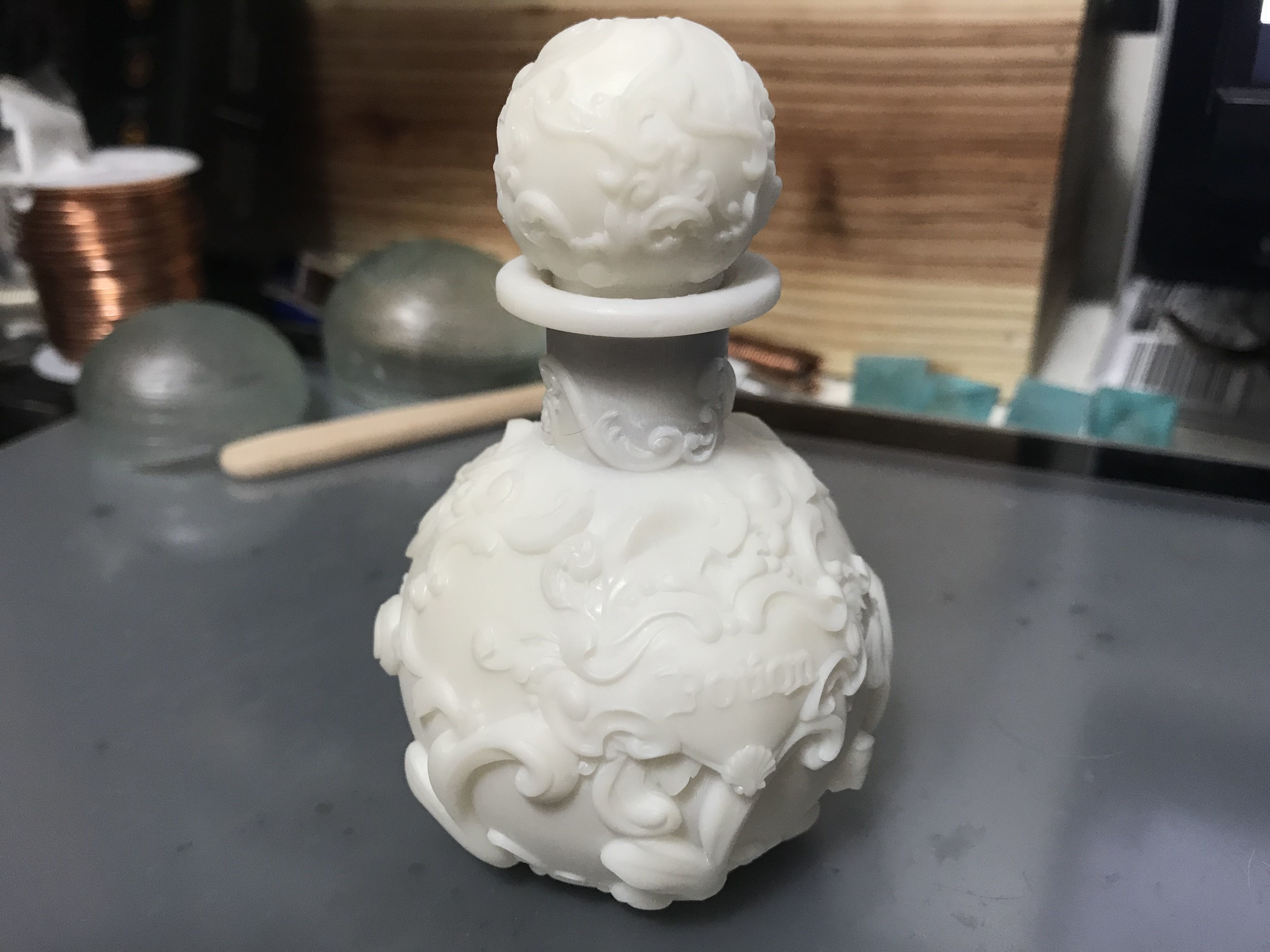 Simple Potion Bottle Art Nouveau High Fantasy Wedding RPG 3D print model_17