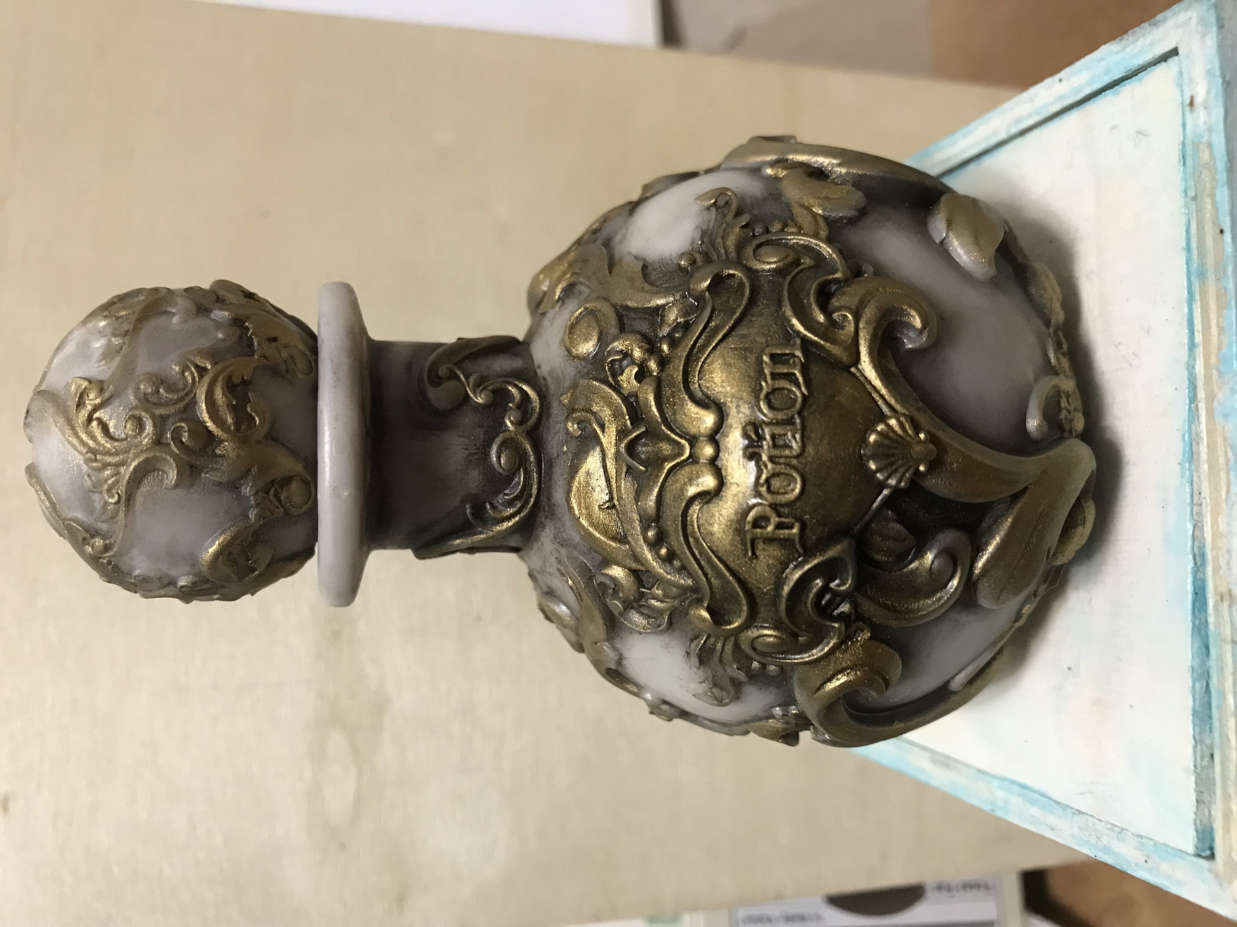 Simple Potion Bottle Art Nouveau High Fantasy Wedding RPG 3D print model_2