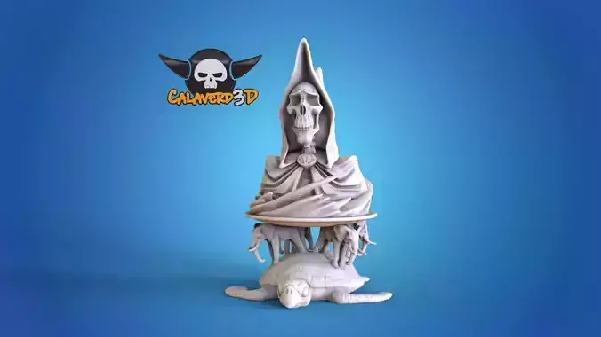 Muerte MUNDODISCO busto 3D print model