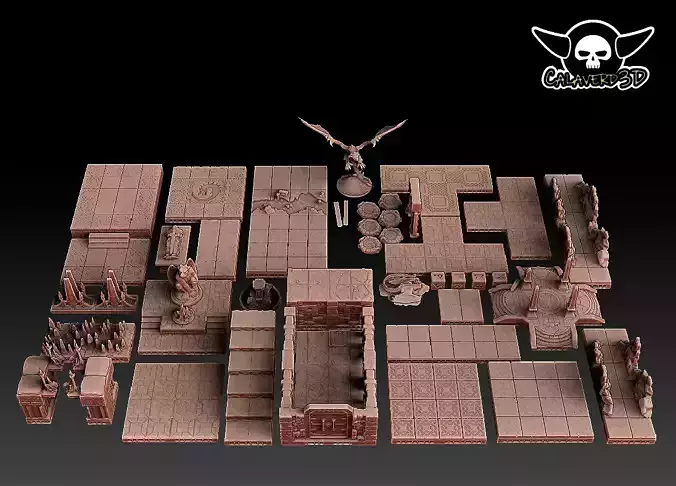 Dungeon bowl - warhammer quest pack de salas