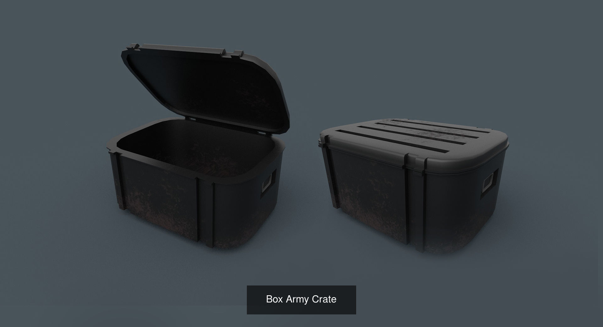 Military Pack Low-poly 3D collection _5