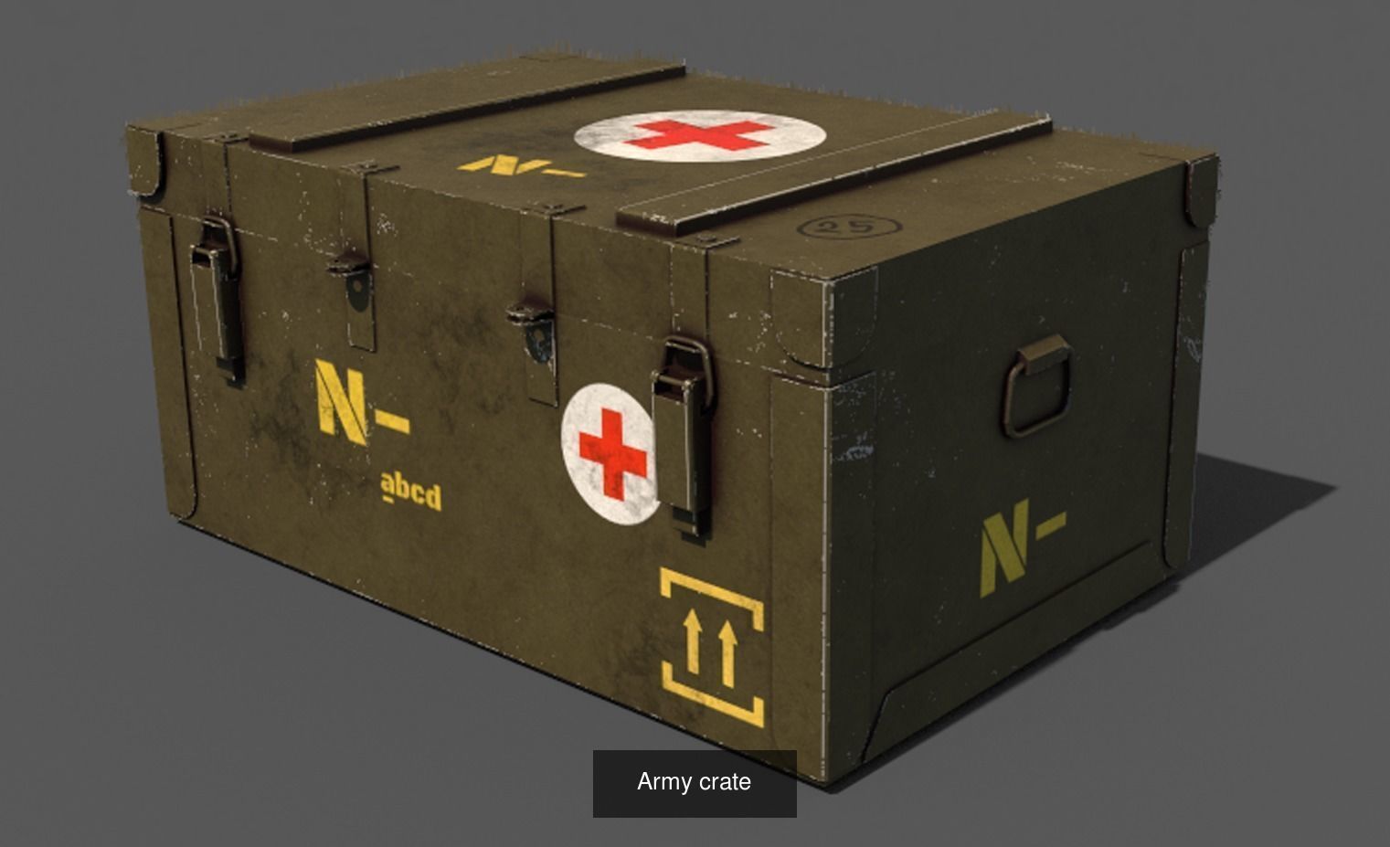Military Pack Low-poly 3D collection _2