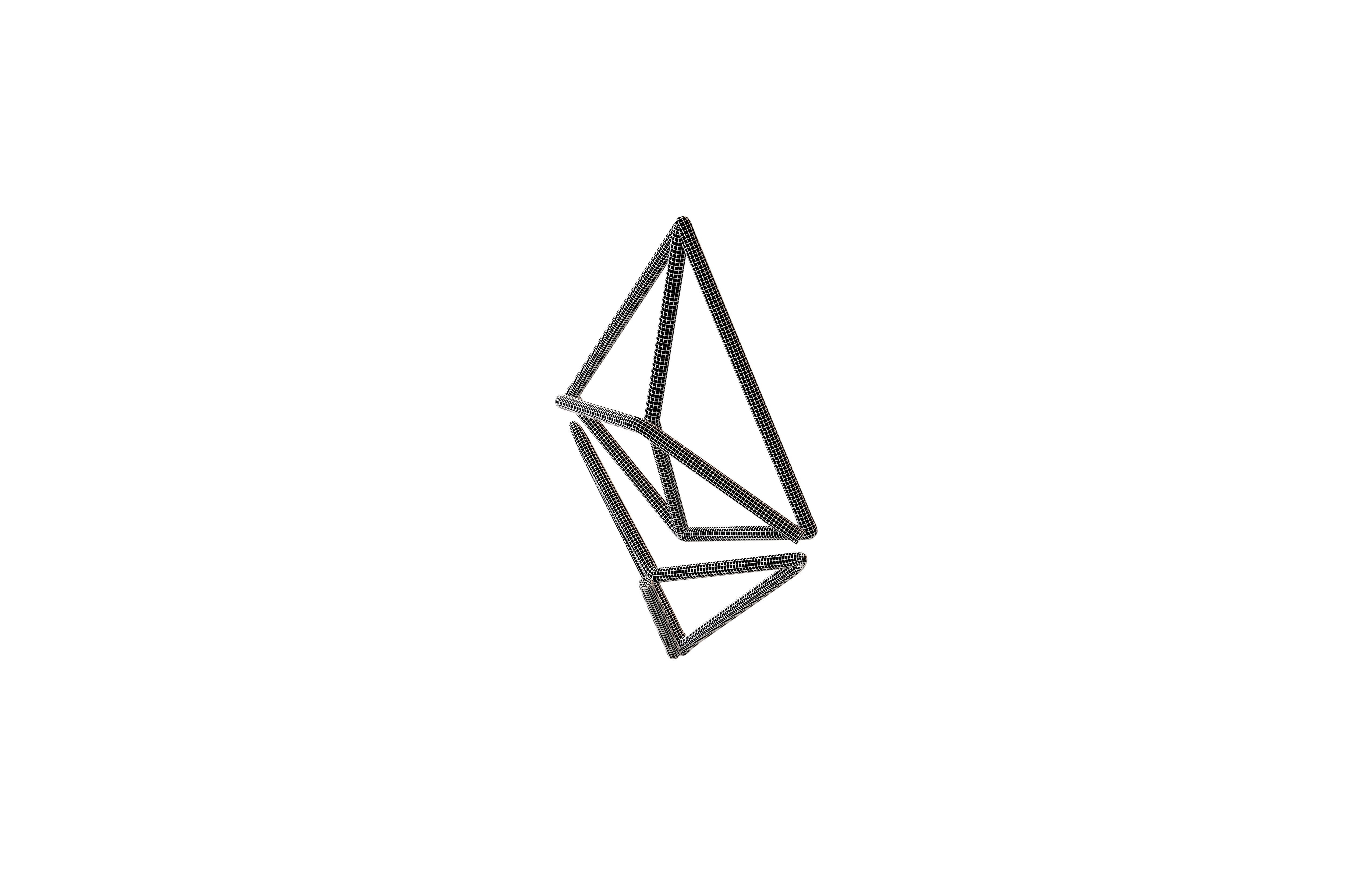Neon Ethereum v1 007 Low-poly 3D model_6