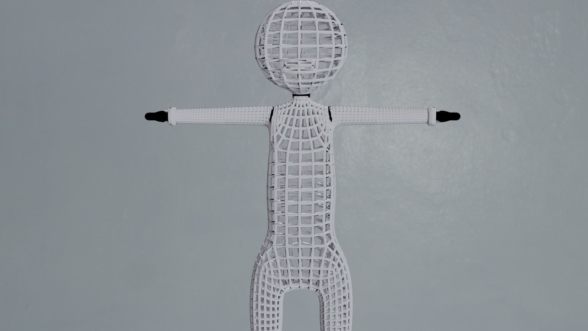 Cartoon Man Rigged 3D model Low-poly 3D model_9