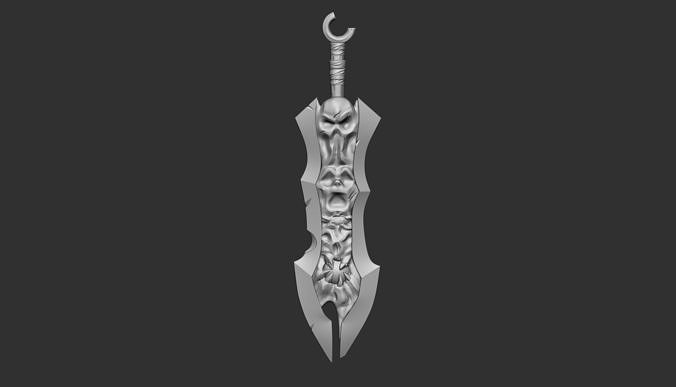 Demon Sword 3D print model