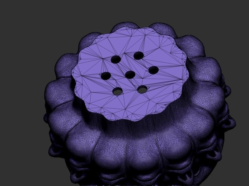 Plant pot design 3D print model_10