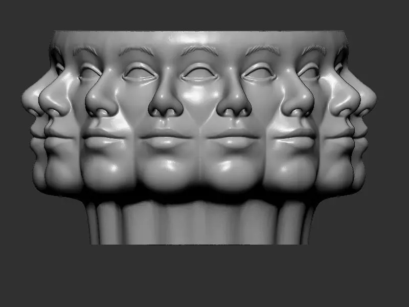 Plant pot design 3D print model_0