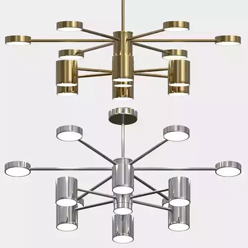 Ceiling chandelier Lumen Lux 3D model