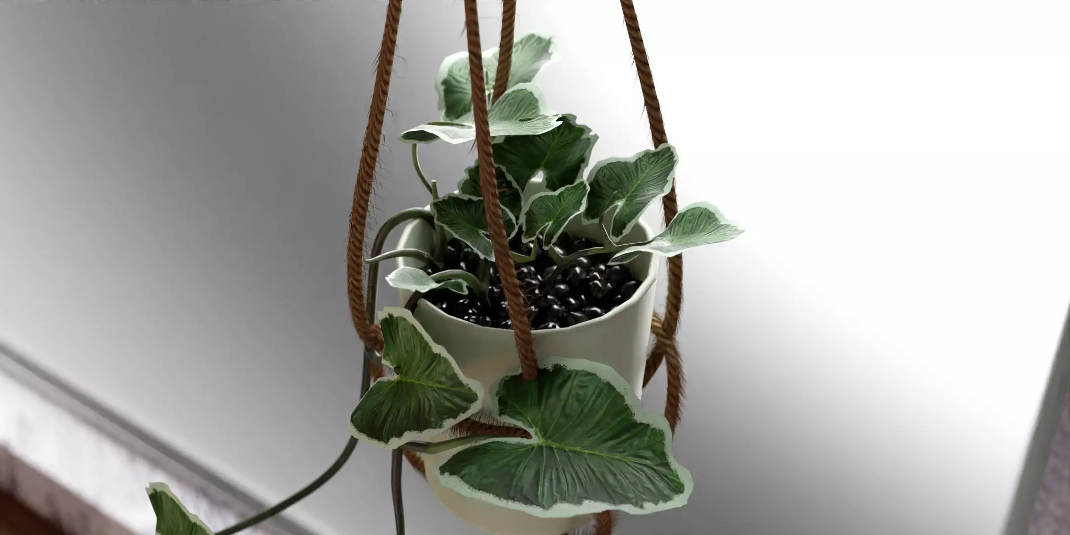 FLOWER POT MADE IN BLENDER OBJ FBX Free low-poly 3D model_0