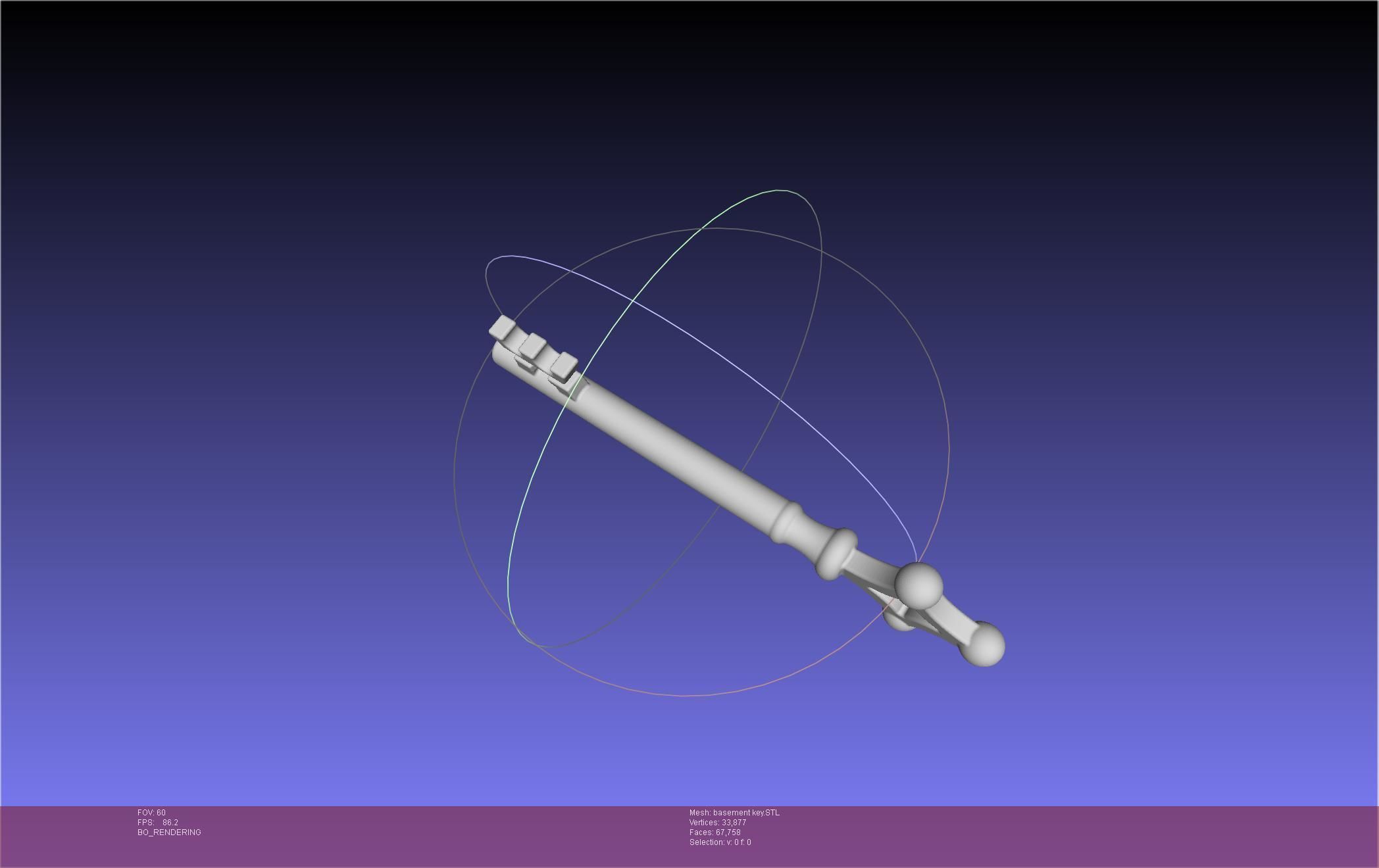 Attack On Titan Basement Key 3D print model_27