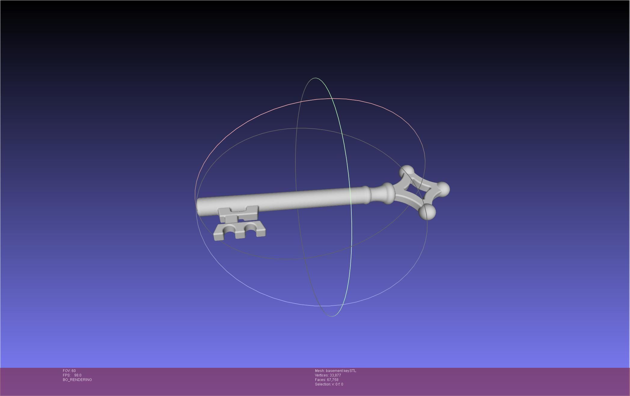 Attack On Titan Basement Key 3D print model_15