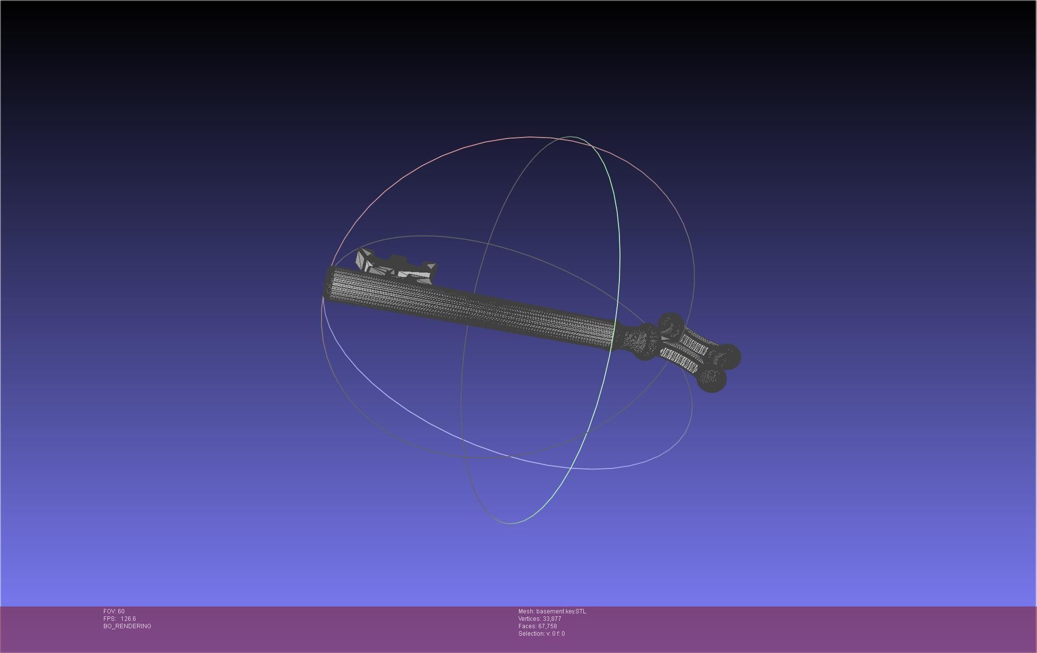 Attack On Titan Basement Key 3D print model_36