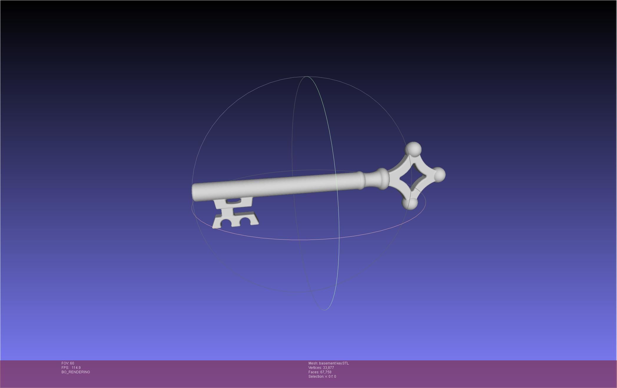 Attack On Titan Basement Key 3D print model_17