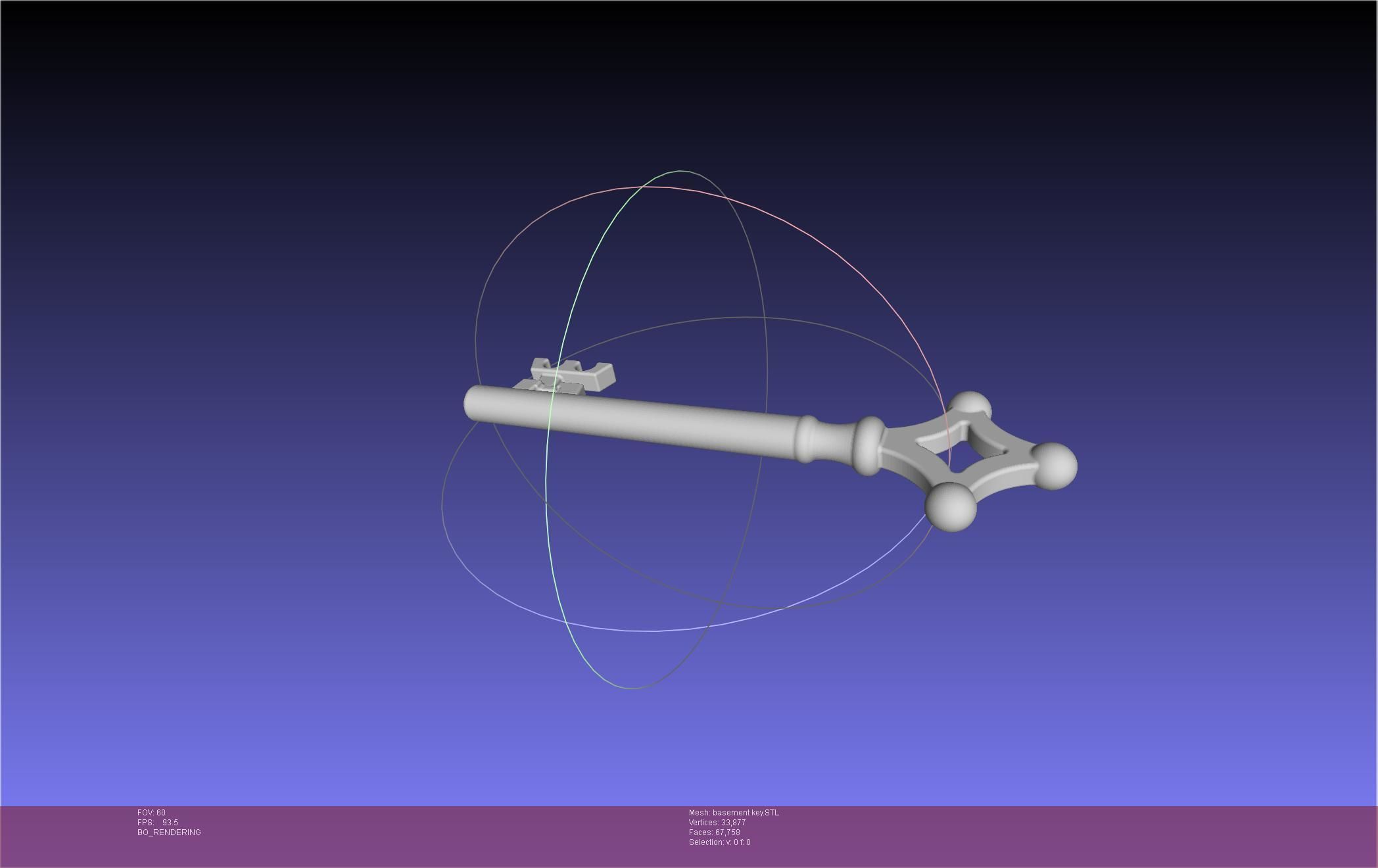 Attack On Titan Basement Key 3D print model_5