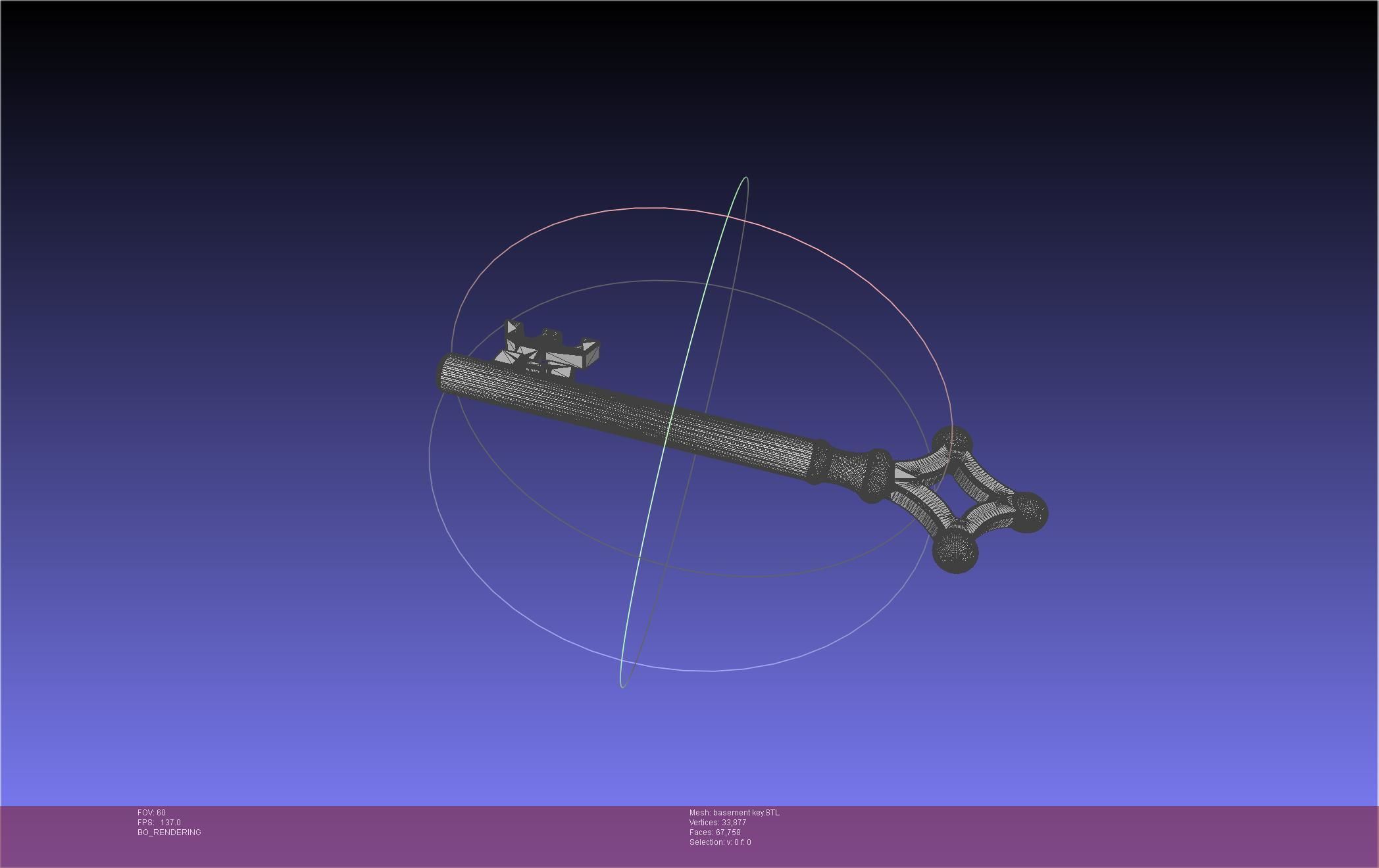 Attack On Titan Basement Key 3D print model_35