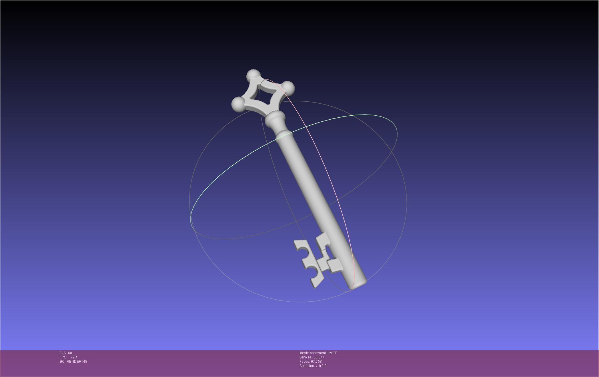 Attack On Titan Basement Key 3D print model_8