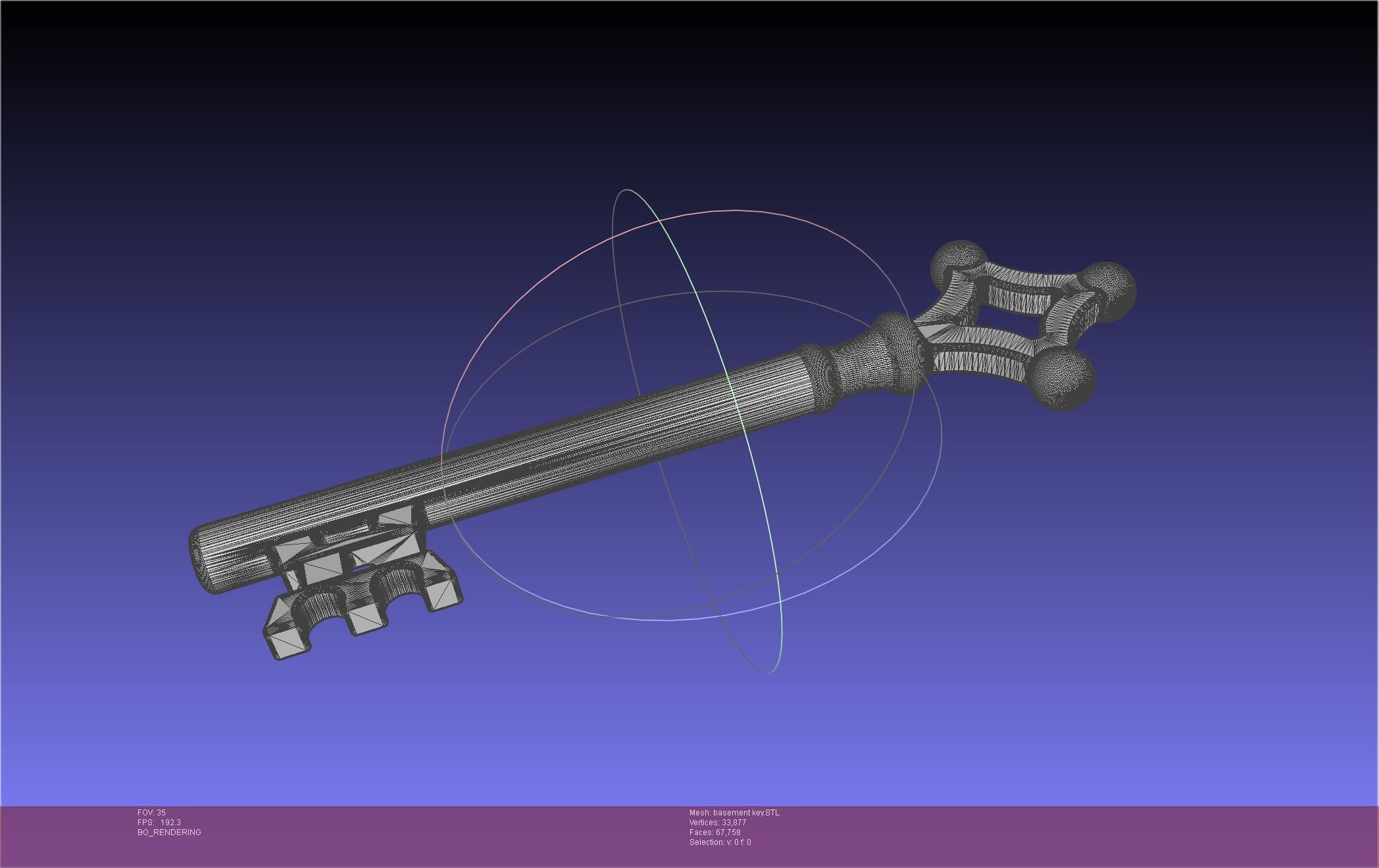 Attack On Titan Basement Key 3D print model_44