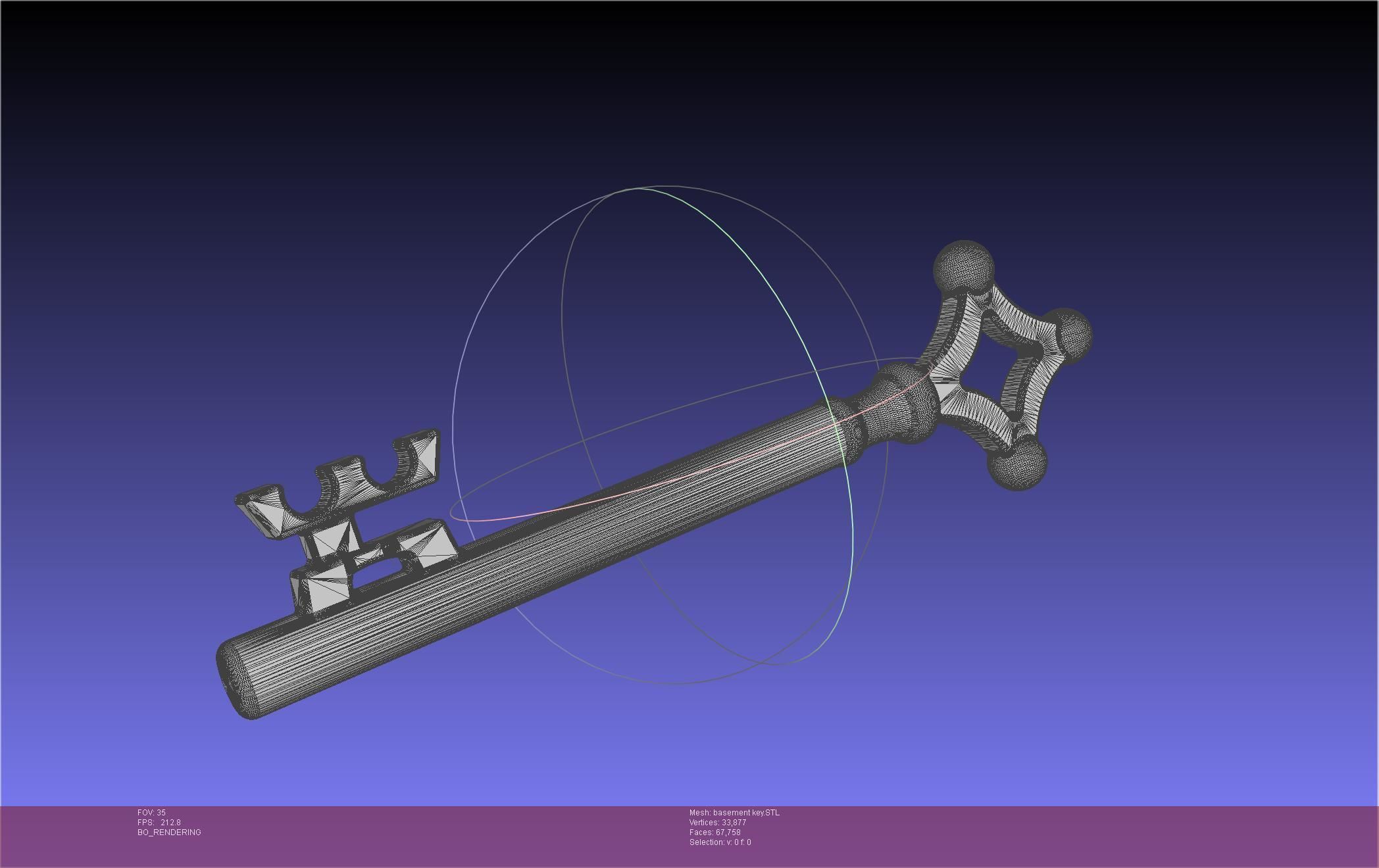 Attack On Titan Basement Key 3D print model_48