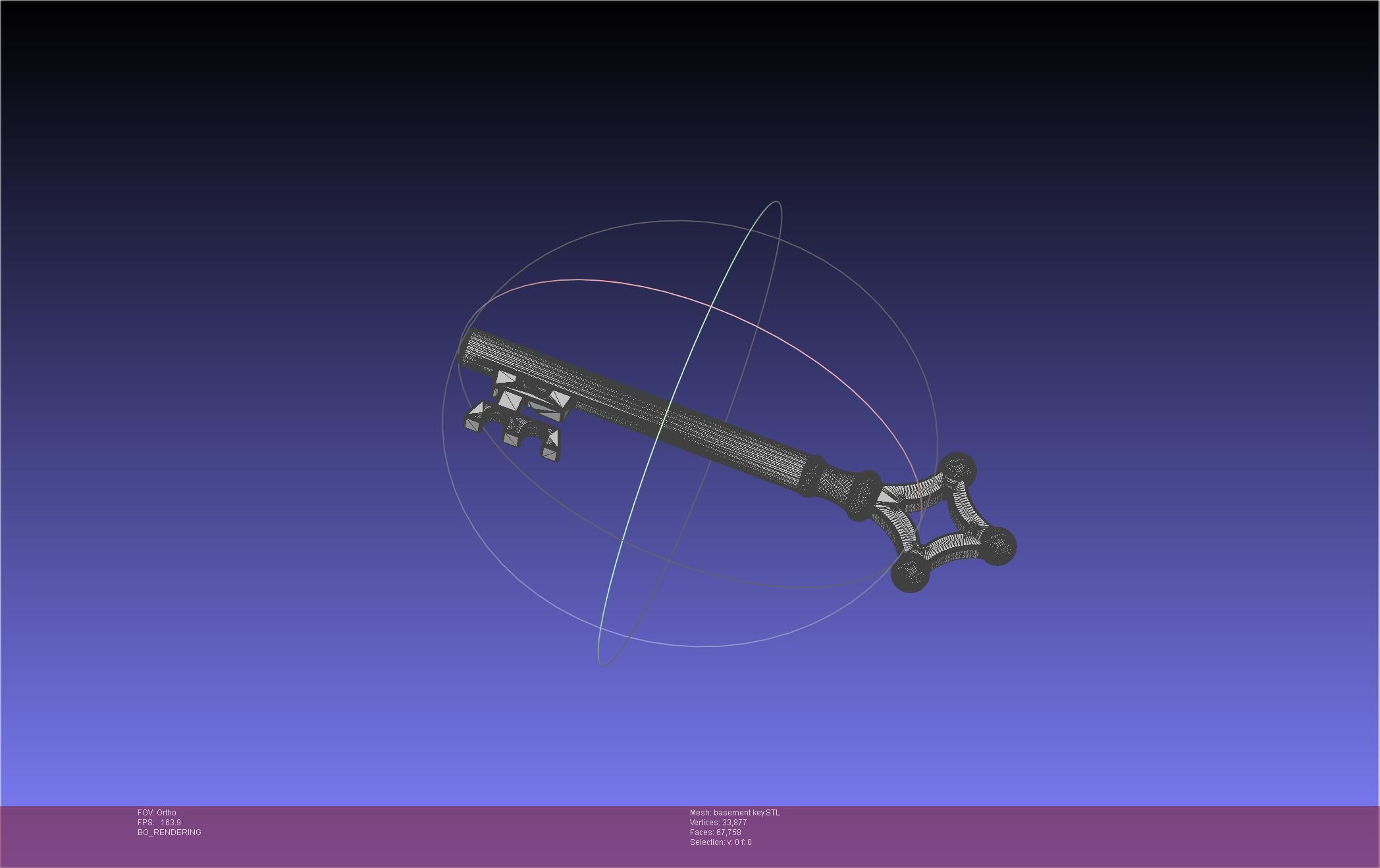 Attack On Titan Basement Key 3D print model_42