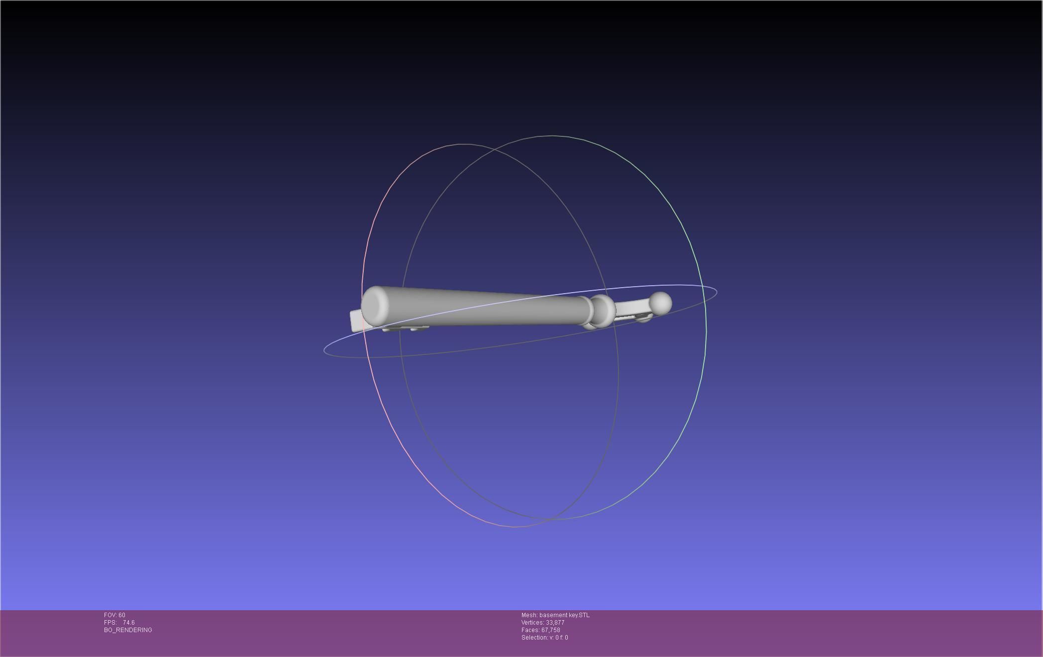 Attack On Titan Basement Key 3D print model_25