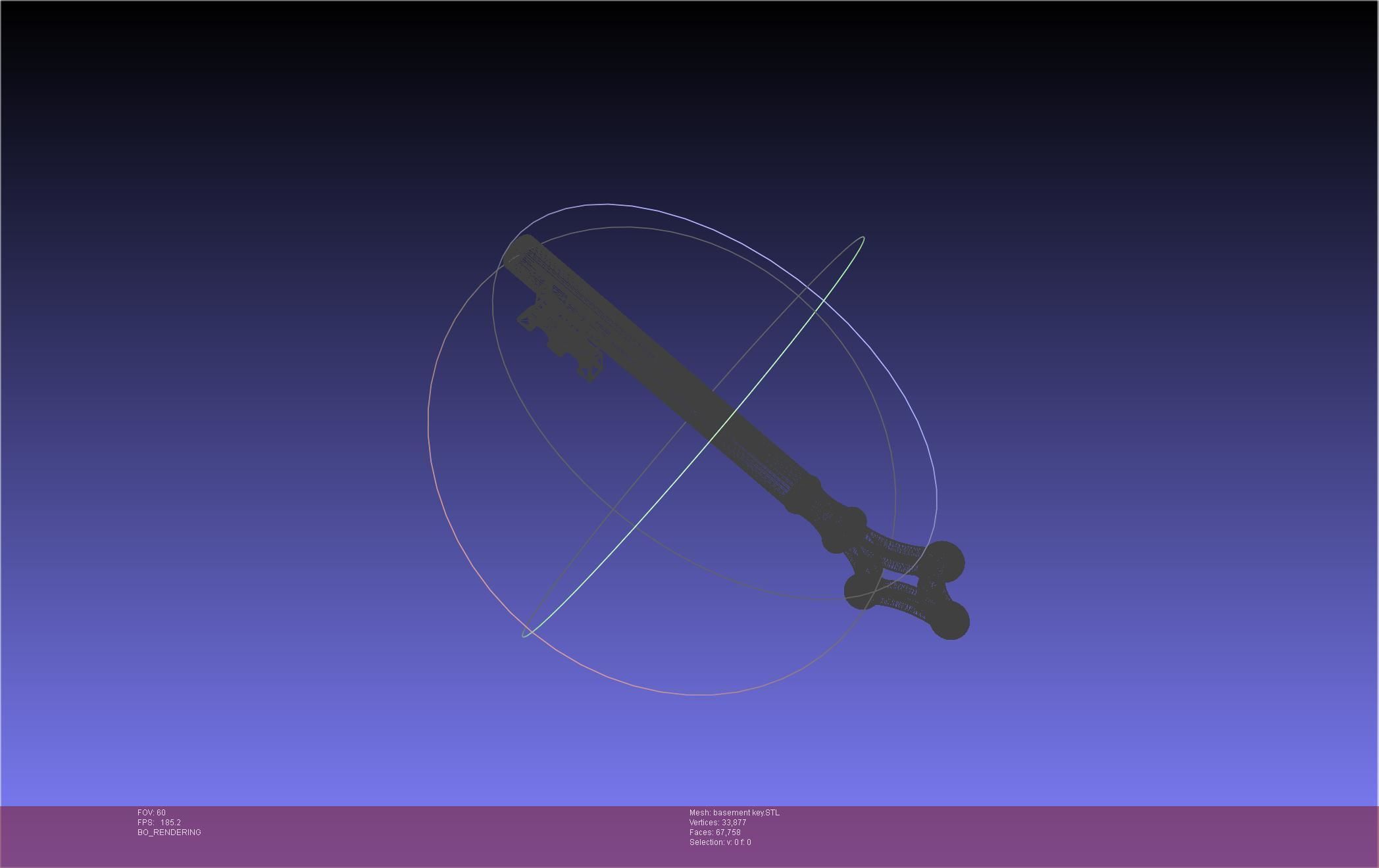 Attack On Titan Basement Key 3D print model_40