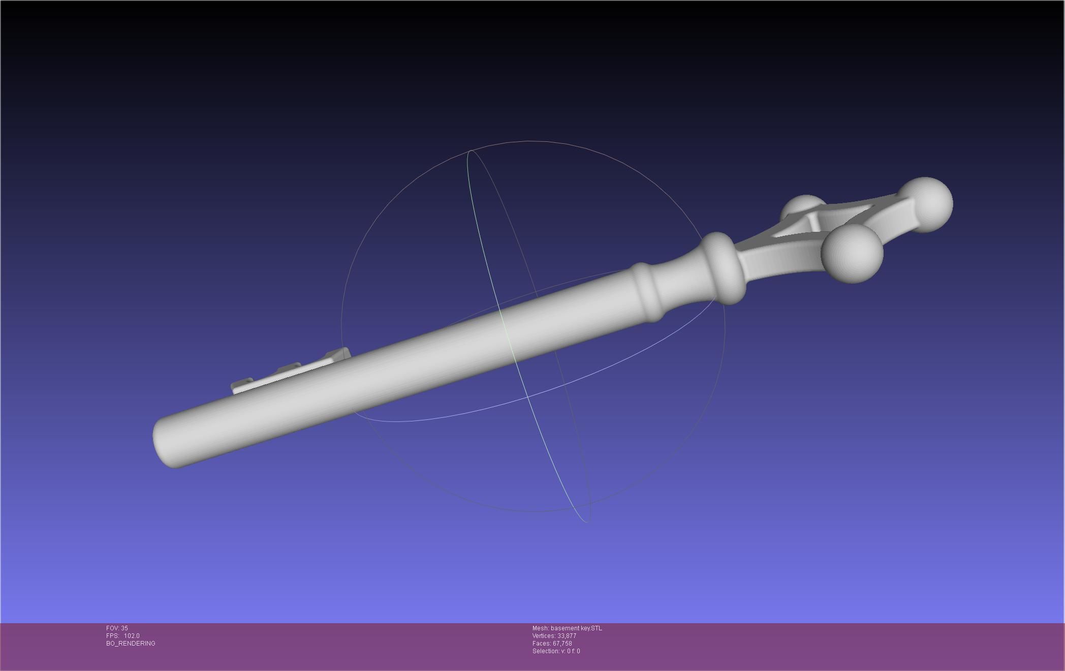 Attack On Titan Basement Key 3D print model_53