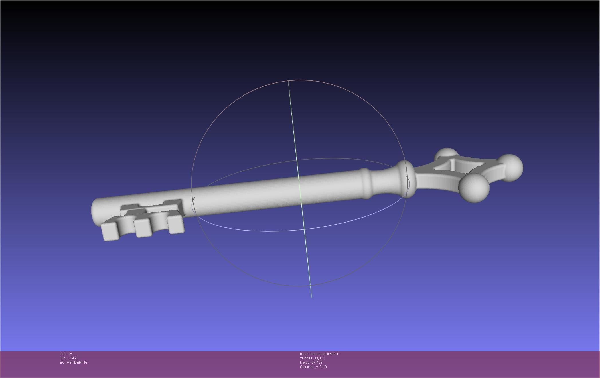 Attack On Titan Basement Key 3D print model_55