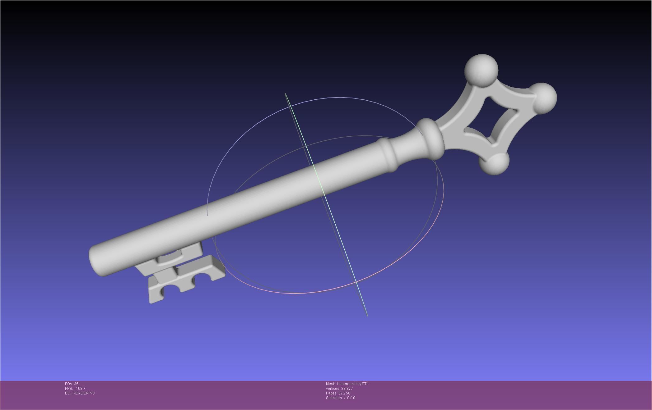 Attack On Titan Basement Key 3D print model_54