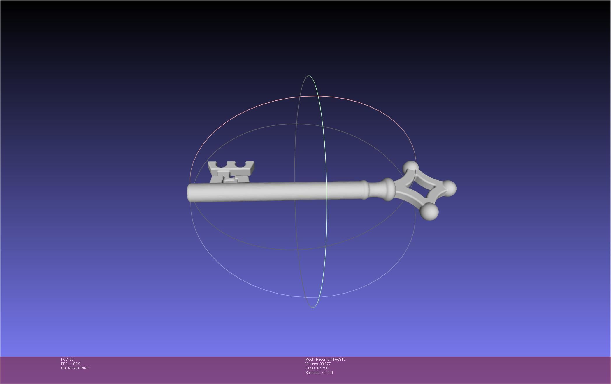 Attack On Titan Basement Key 3D print model_20
