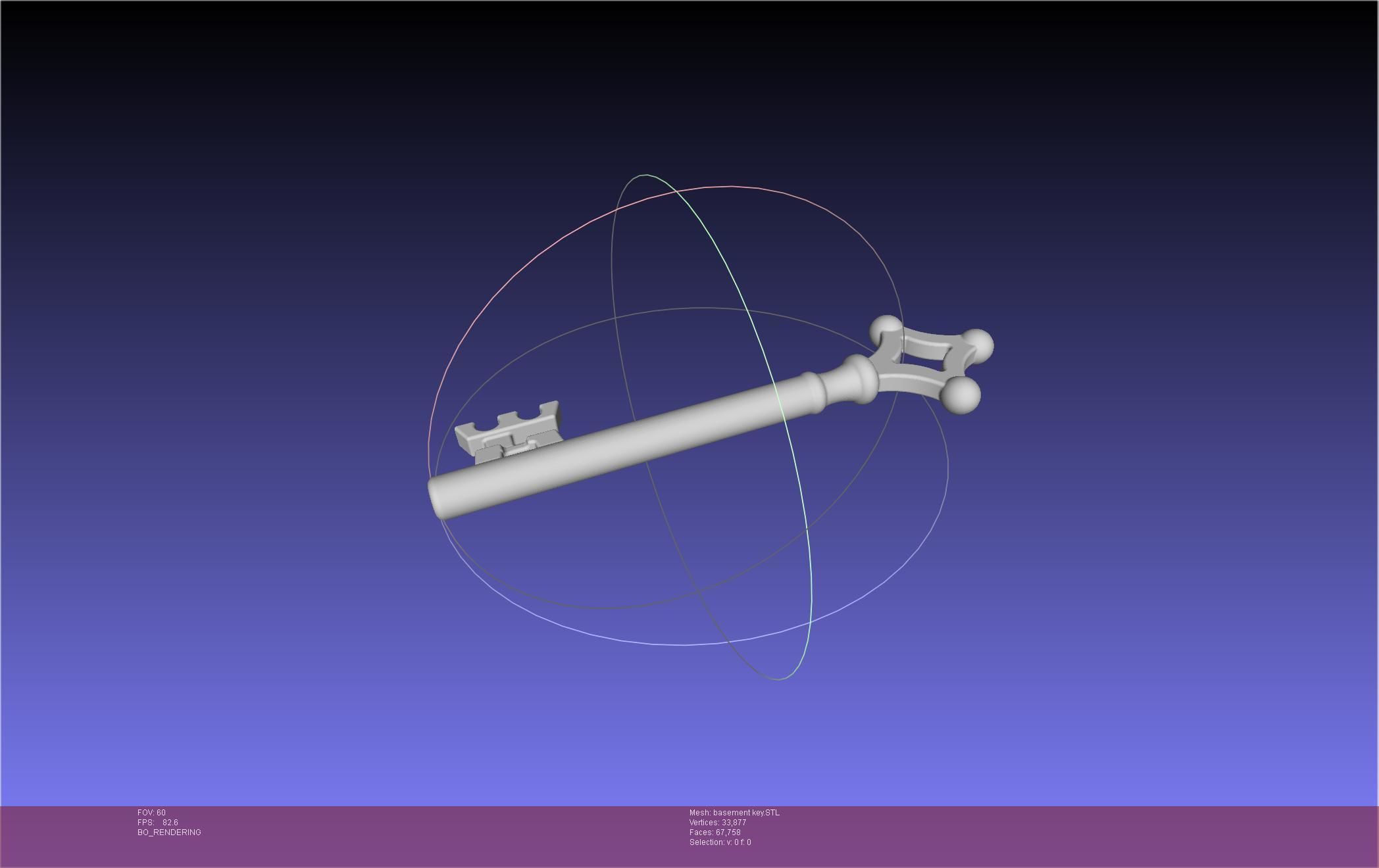 Attack On Titan Basement Key 3D print model_4