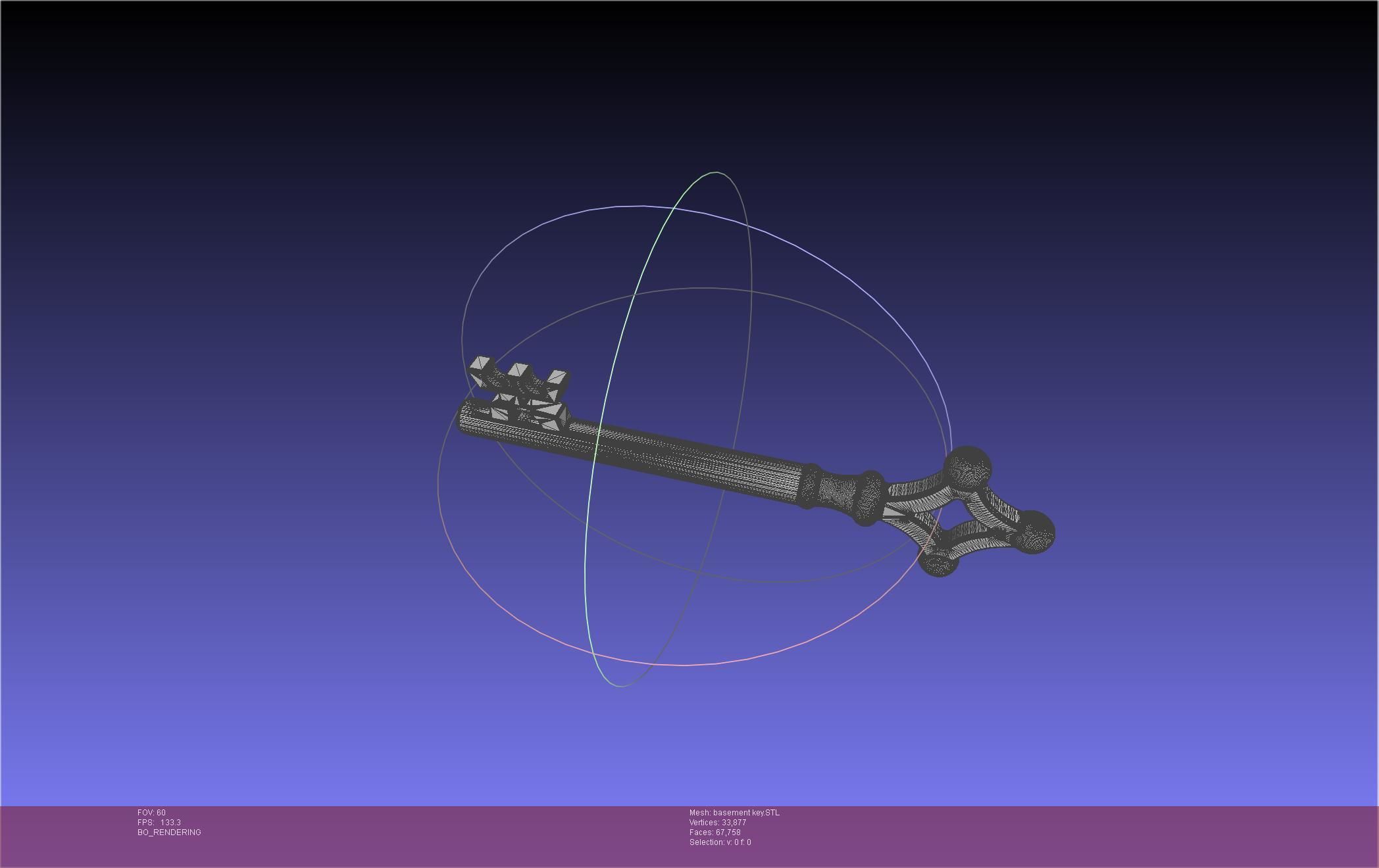 Attack On Titan Basement Key 3D print model_34