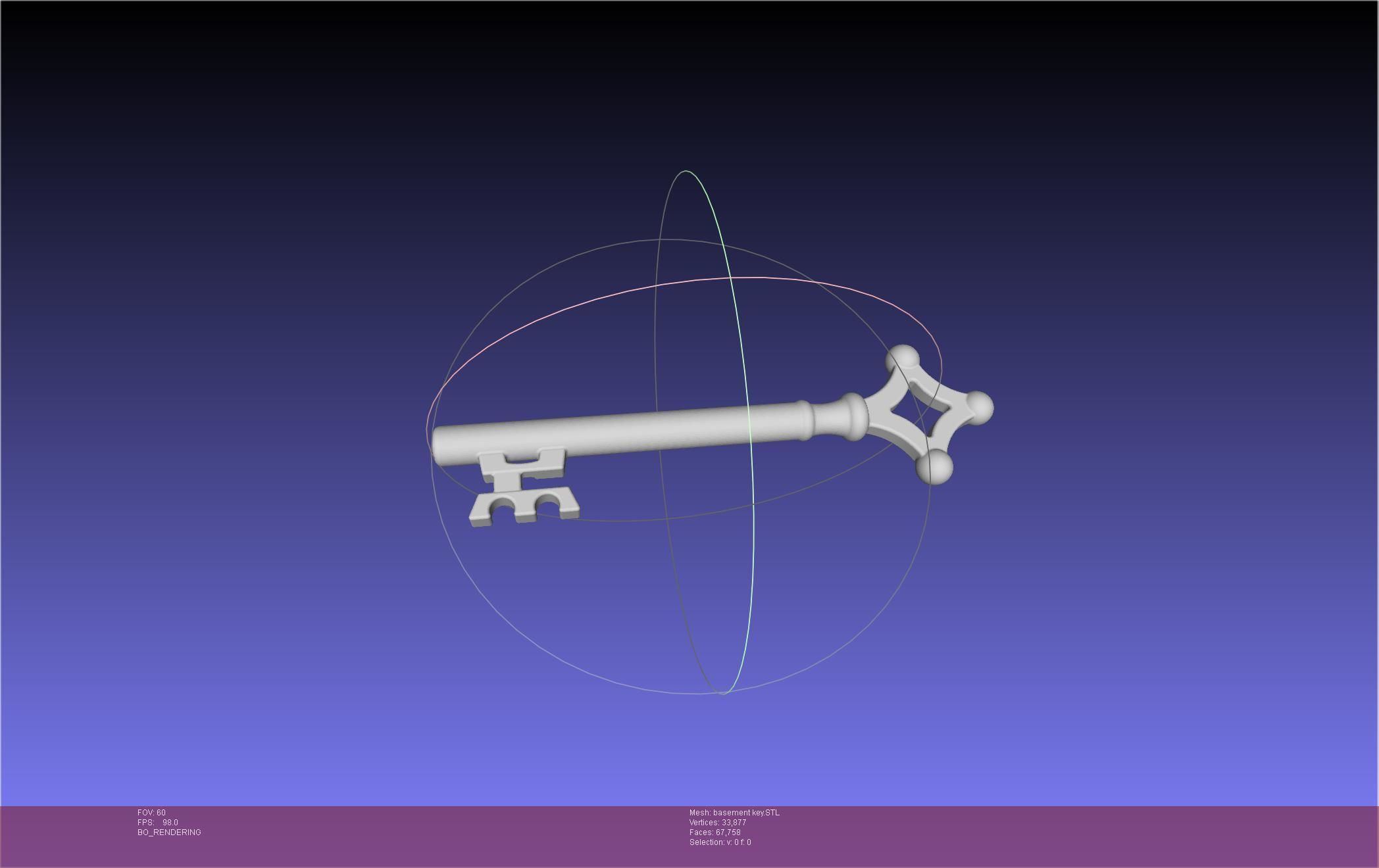 Attack On Titan Basement Key 3D print model_16