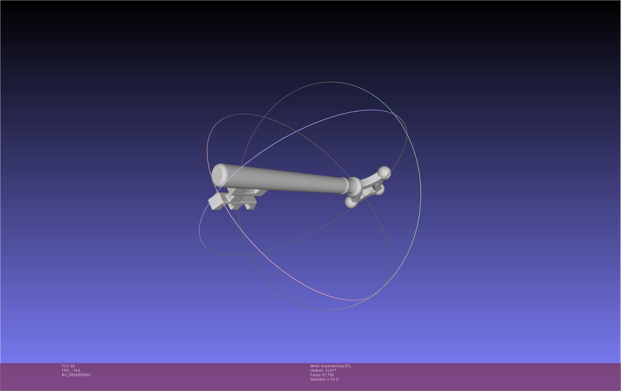 Attack On Titan Basement Key 3D print model_24