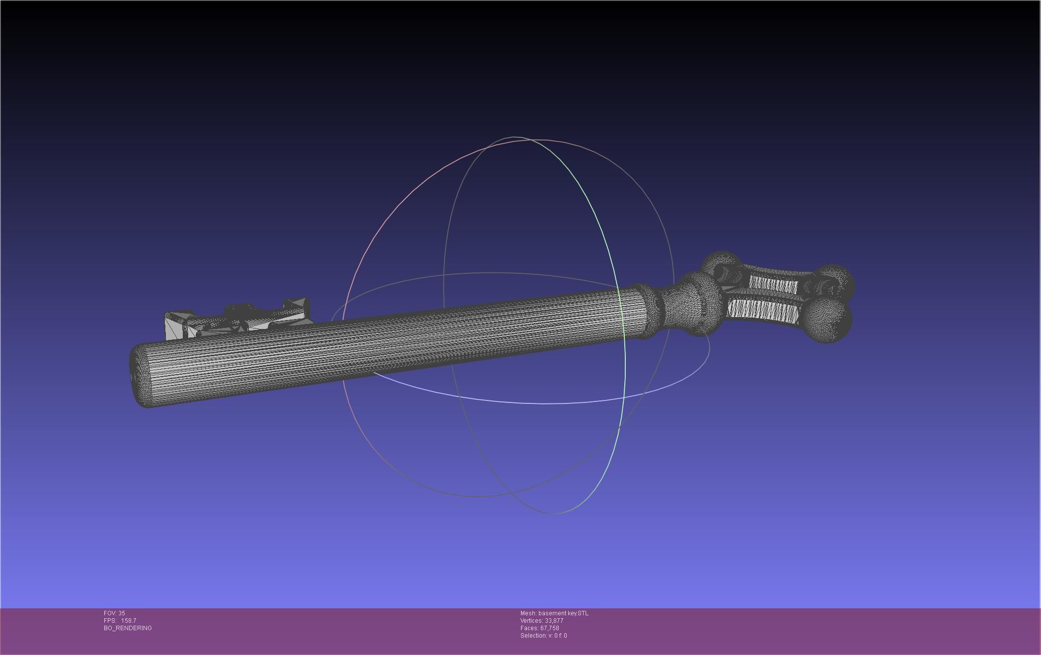 Attack On Titan Basement Key 3D print model_47