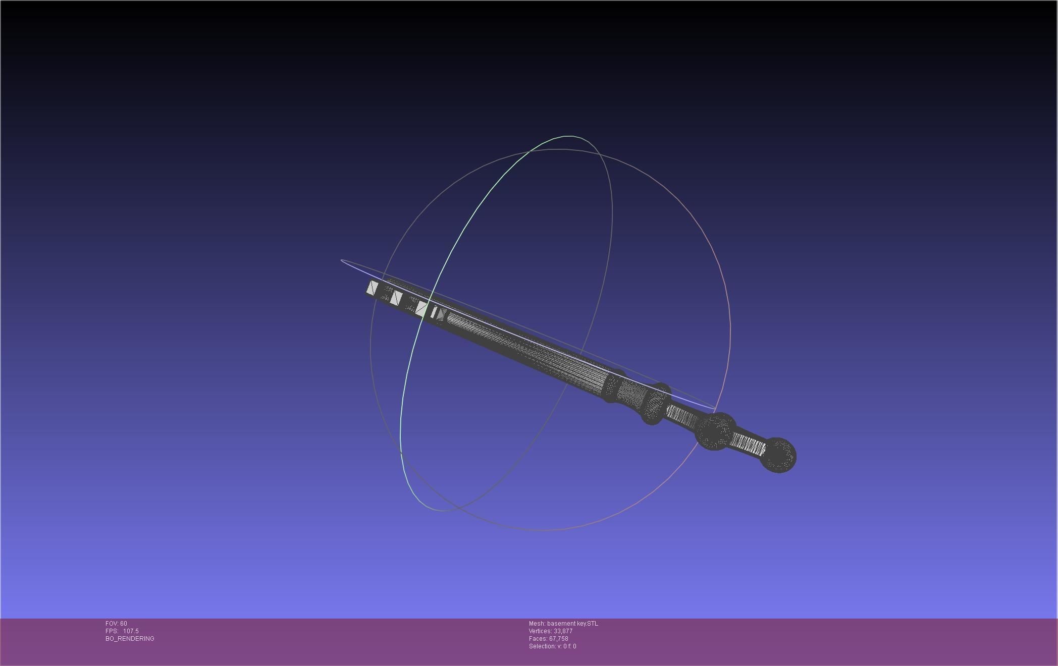 Attack On Titan Basement Key 3D print model_33