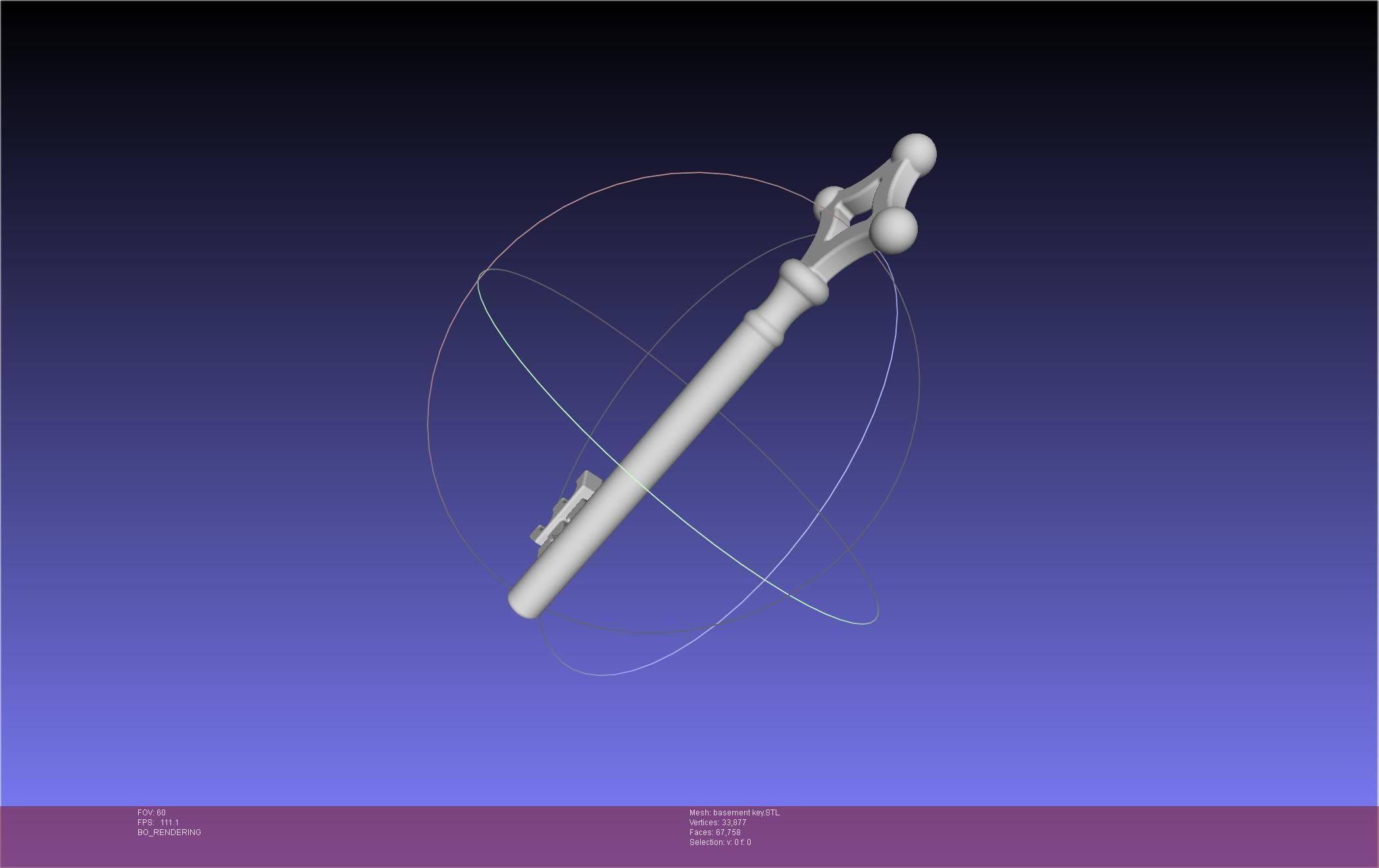 Attack On Titan Basement Key 3D print model_9