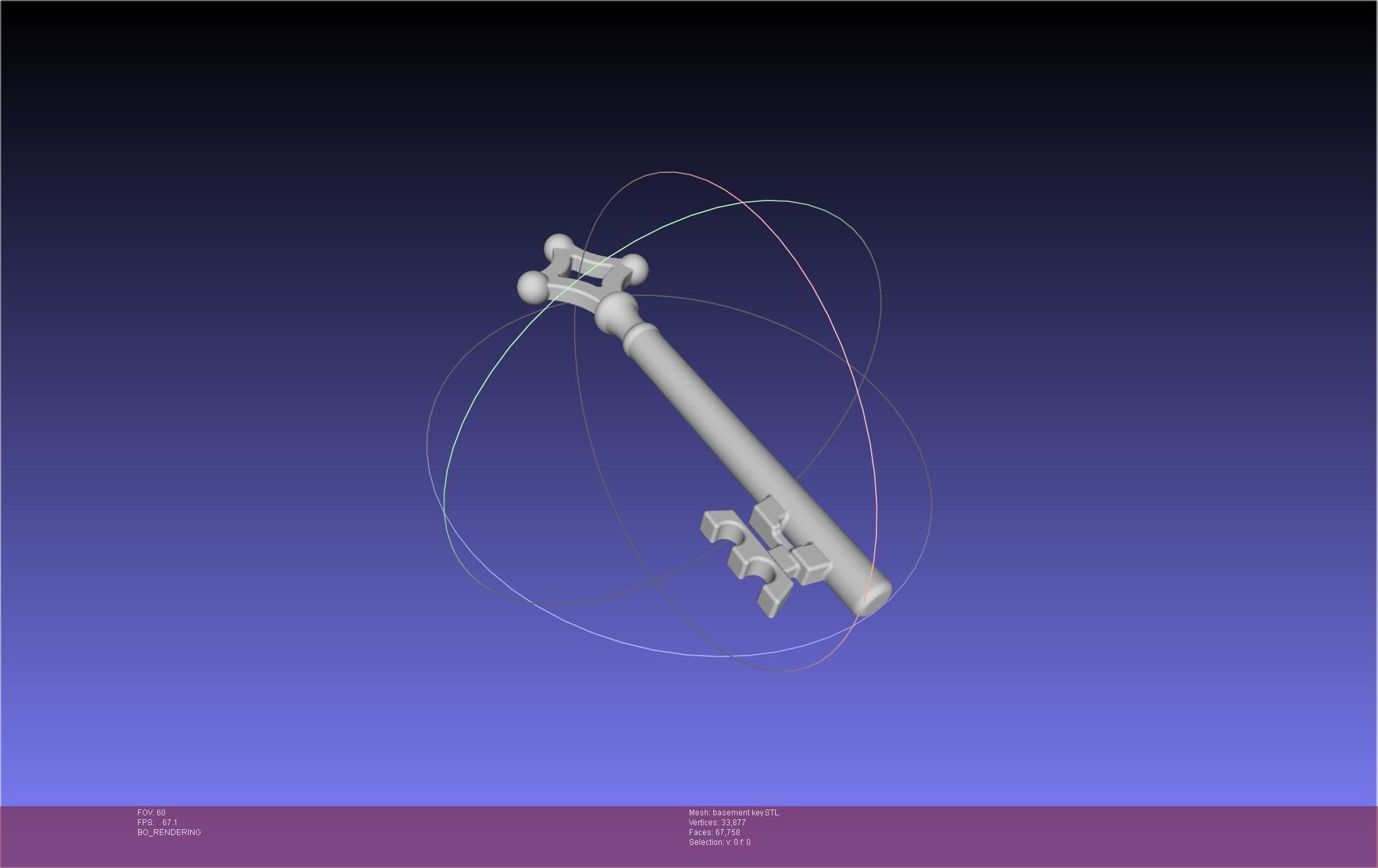 Attack On Titan Basement Key 3D print model_2