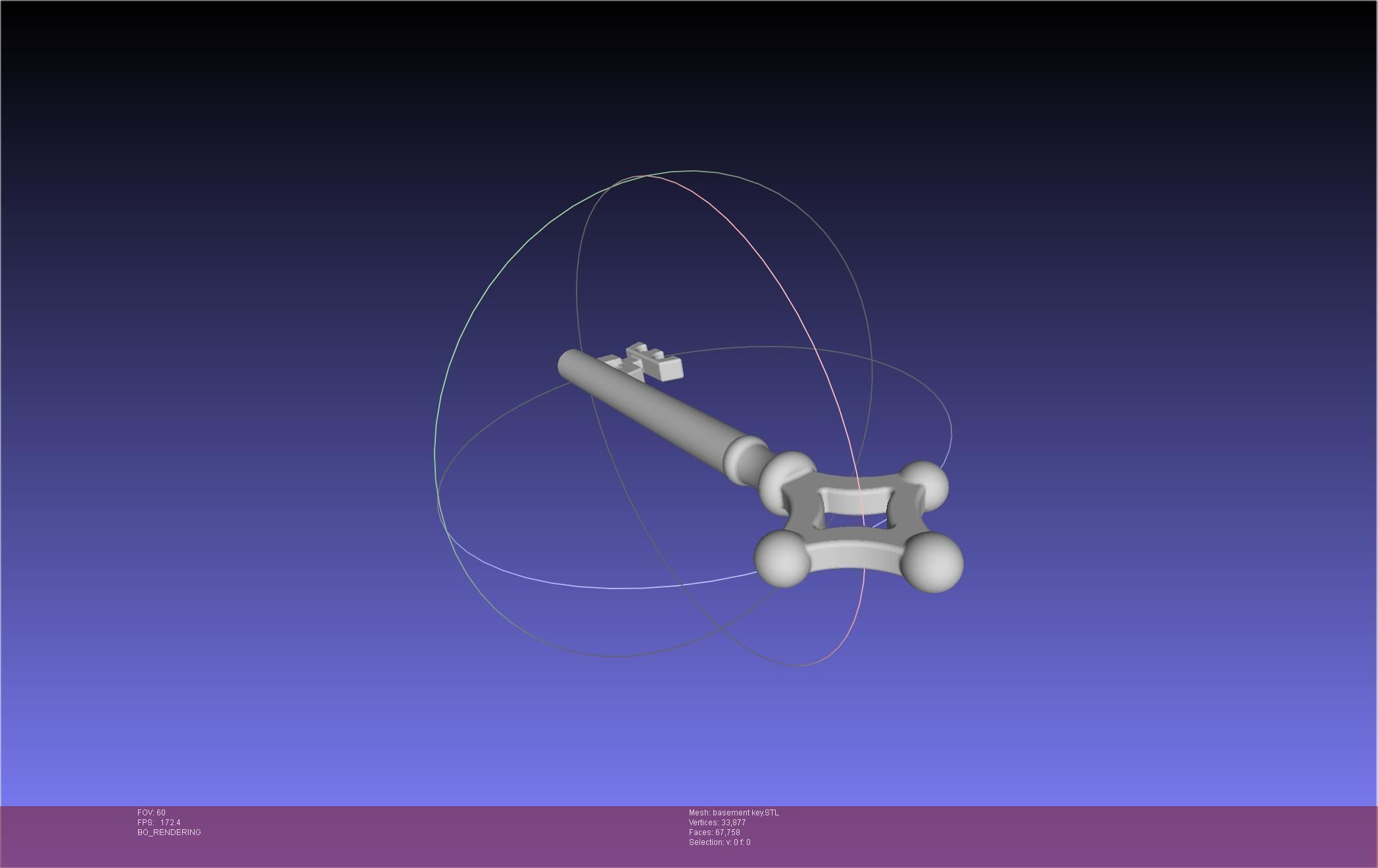 Attack On Titan Basement Key 3D print model_6