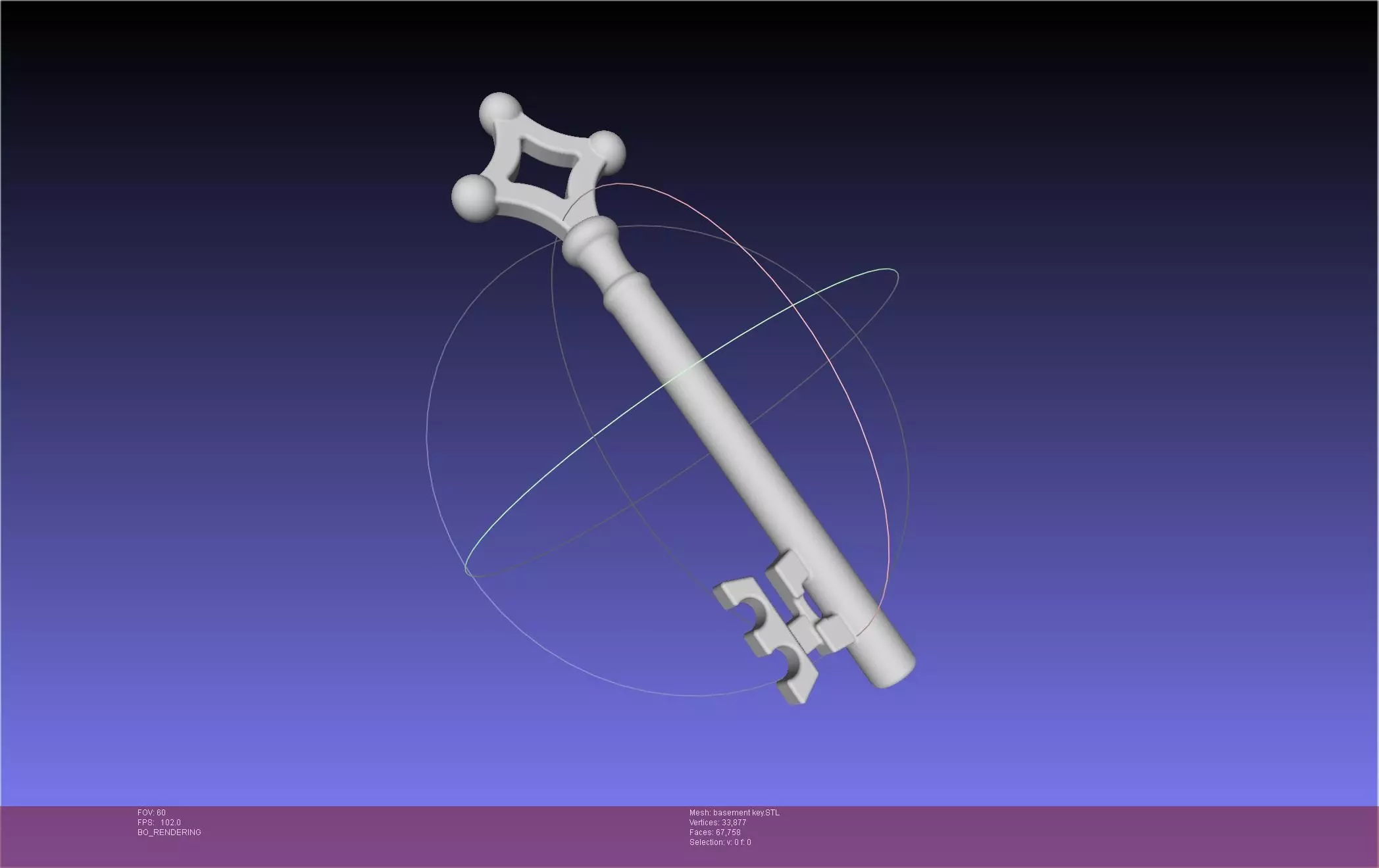 Attack On Titan Basement Key 3D print model_0